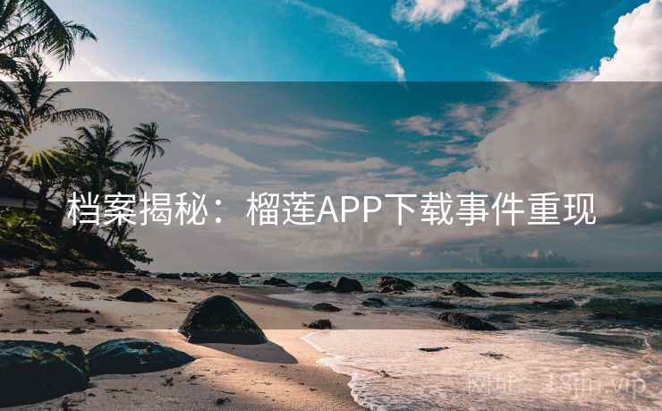 档案揭秘：榴莲APP下载事件重现